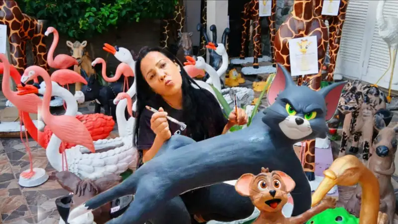 Imagem dos artesanatos da Tatiane